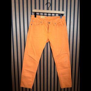 New Denim & Supply Ralph Lauren Jeans 28 Women’s Thai Orange Crop Skinny Denim